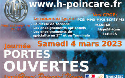 Programme des JPO 2023