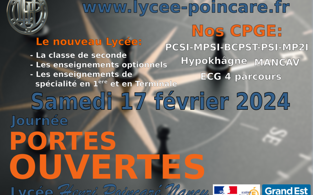 Portes ouvertes 17 février 2024