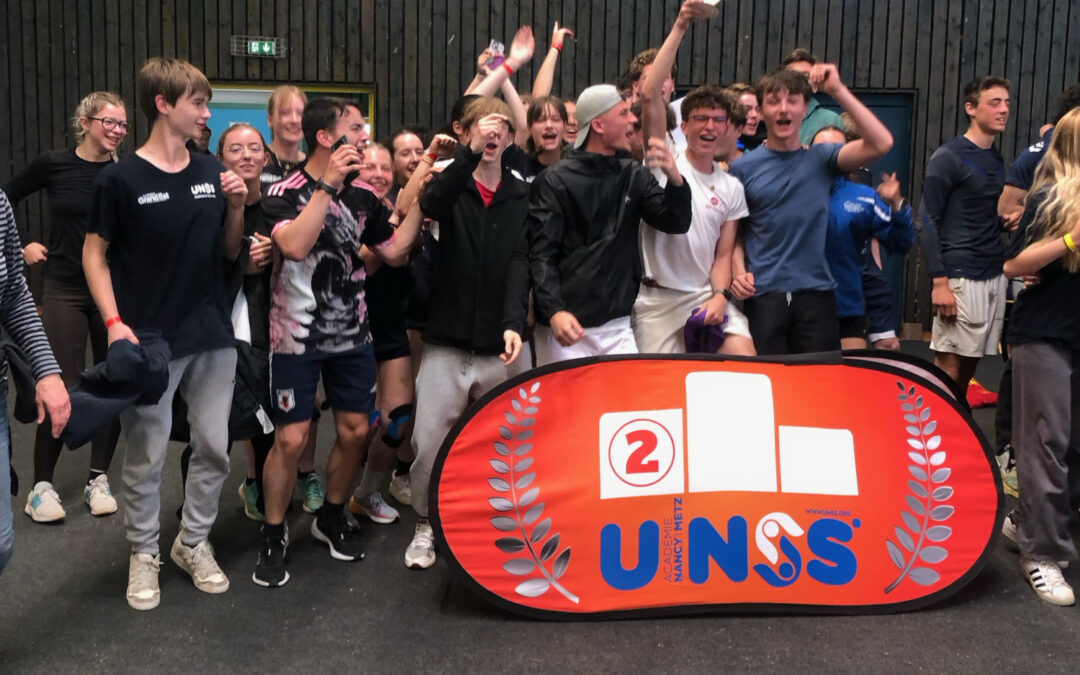 Une magnifique 2ème place aux finales régionales UNSS à la Madine !